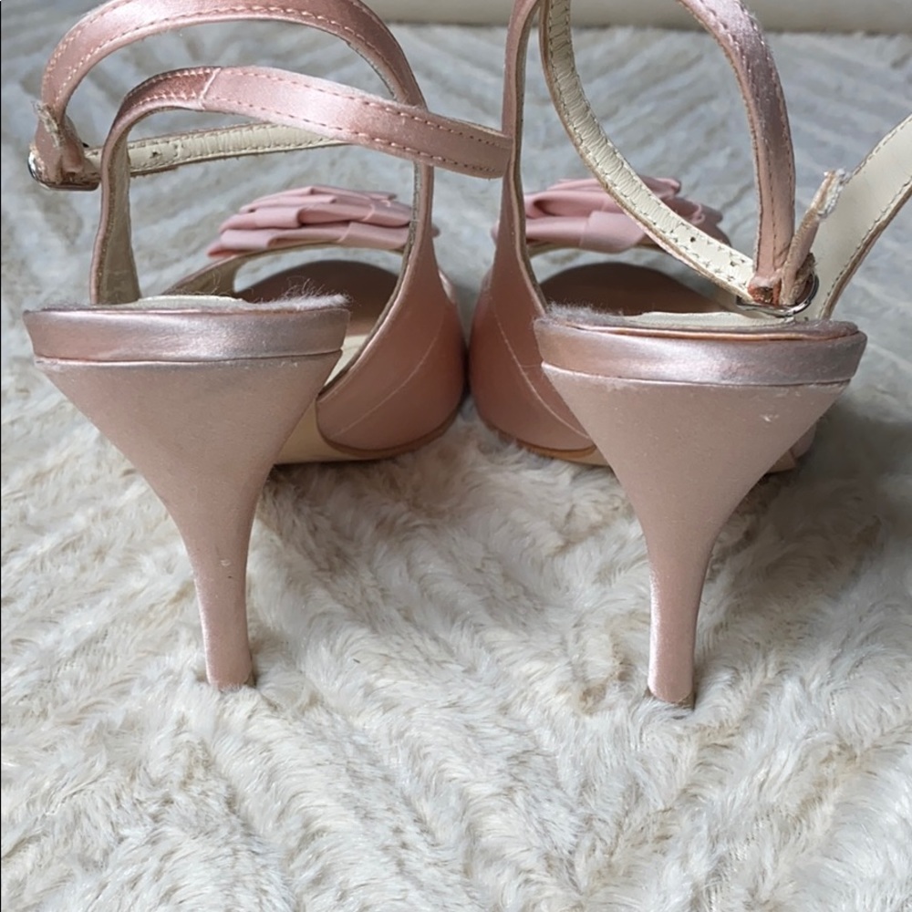 American Glamour Badgley Mischka Pink Heels Size 7 - Picture 6 of 13